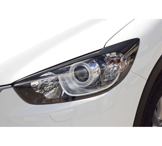 Накладки-реснички на передние фары Русская Артель для Mazda CX-5 2011- г.в. REMCX5-042500 1