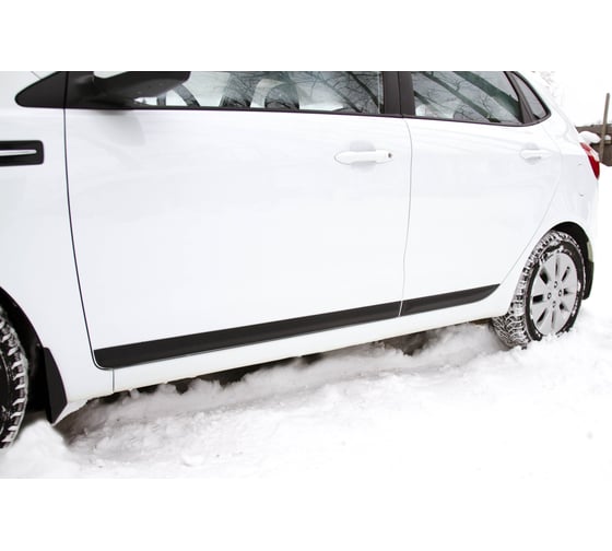 Молдинги на двери Русская Артель для (вариант 1) KIA Rio III 2011-2015-2015- г.в., рестайлинг MK-075402