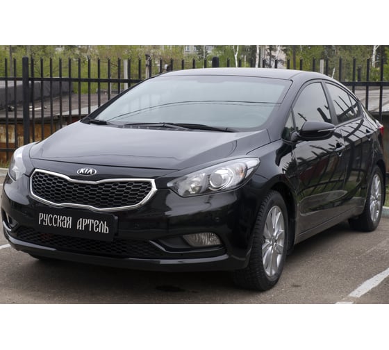 Накладки-реснички на передние фары Русская Артель для KIA Cerato седан 2013-2016 г.в. REK-081700