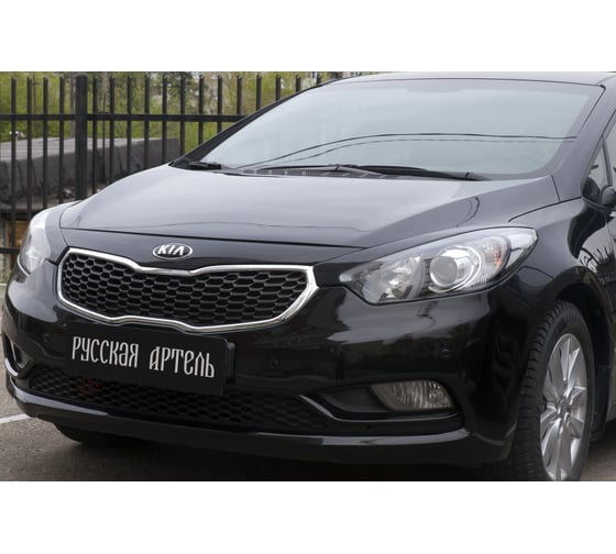 Накладки-реснички на передние фары Русская Артель для KIA Cerato седан 2013-2016 г.в. REK-081700