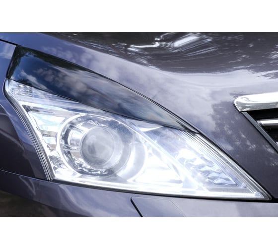 Накладки-реснички на передние фары Русская Артель для Nissan Teana 2011-2014 г.в. REN-082200