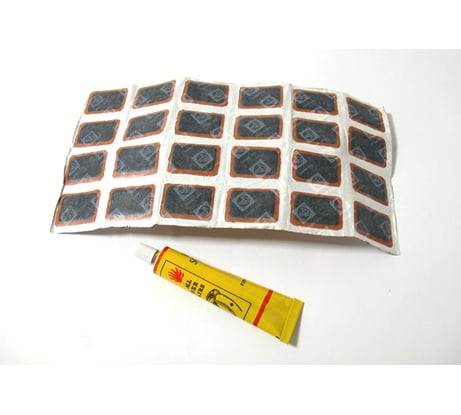 Заплатка для ремонта шин Nova Bright 48 шт., клей 00063