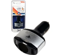 Зарядное устройство-разветвитель Nova Bright 1 гнездо, USB-порт, 12/24 В 39727