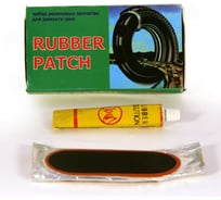 Заплатка для ремонта шин Nova Bright 12 шт., клей 44522