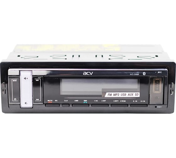 Магнитола ACV 1din/красная/Bluetooth/USB/AUX/SD/FM/4х50 ACV AVS-914BR