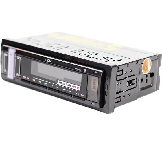Магнитола ACV 1din/красная/Bluetooth/USB/AUX/SD/FM/4х50 ACV AVS-914BR