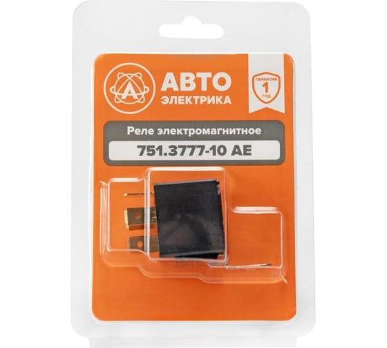 Реле АВТОЭЛЕКТРИКА 751.3777-10 в блистере (ан. 901.3747-10,981.3777-10) 4-х конт. с кронштейном (20А 24В) 751.3777-10 08.01454 1