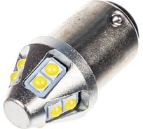 Автолампа SKYWAY диод S25 (P21/5W) 12/24V 10 SMD диода 2-конт BAY15d Белая компл.2 шт S08201568