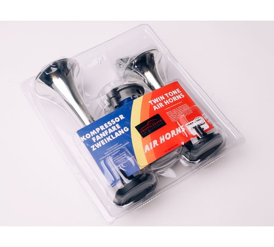 Звуковой сигнал Lins-auto 12V воздушный 2-х рожковый HN-02CD 1