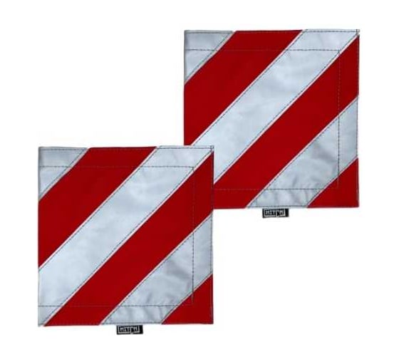 Флажок светоотражающий для троса буксировочного HITCH 200x200 мм, 2 шт SZ089029