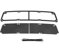 Защитная сетка переднего бампера Русская Артель (с обвесом без дхо) для Renault Duster 2010-2014 SBRD-046022