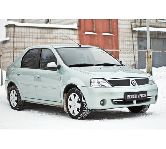 Зимняя заглушка решетки радиатора Русская Артель для Renault Logan 2004-2010 ZRRL-052802