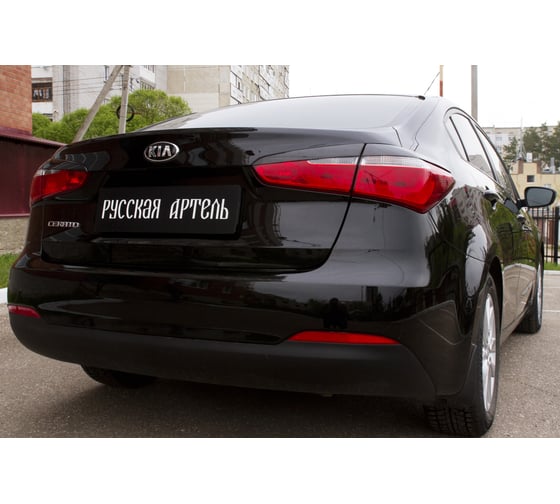 Накладки-реснички на задние фонари Русская Артель для KIA Cerato (седан) 2013-2016 г.в. REK-100900