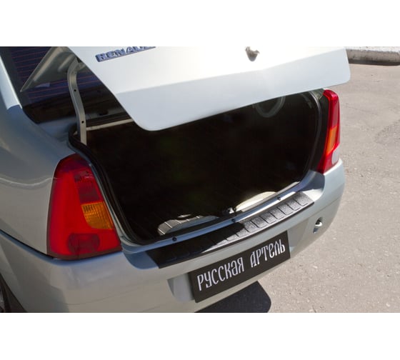 Накладка на задний бампер Русская Артель для Renault Logan 2004-2010 г.в. NR-150502