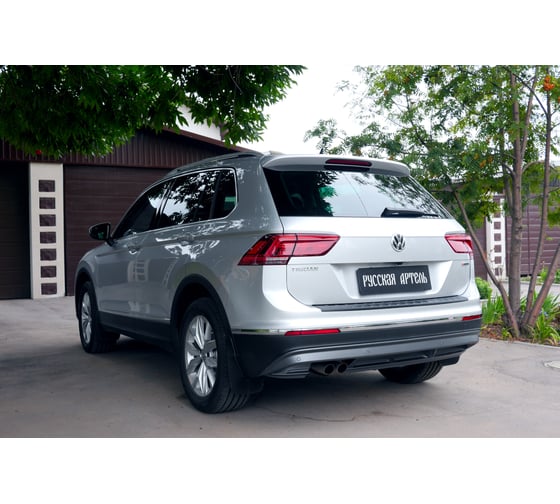 Накладка на задний бампер Русская Артель для Volkswagen Tiguan 2017- г.в. NV-159102