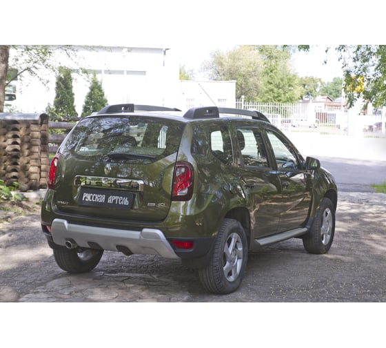 Накладка на задний бампер Русская Артель Вариант 4 для Renault Duster 2015- г.в. NR-151702