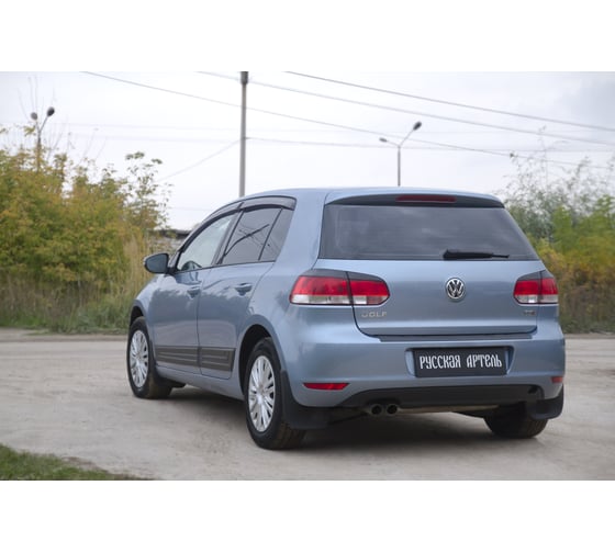 Накладка на задний бампер Русская Артель для Volkswagen Golf VI 2009-2012 г.в. NV-154402