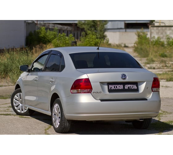 Накладка на задний бампер Русская Артель для Volkswagen Polo V 2009- г.в. NVWP5-025902