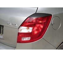 Накладки-реснички на задние фонари Русская Артель для Skoda Fabia II 2007-2014 г.в. RESKF-018300