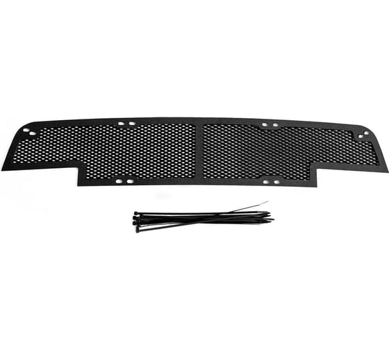 Защитная сетка переднего бампера Русская Артель (с ДХО) для Renault Sandero 2009-2013 SBRS-046512 1