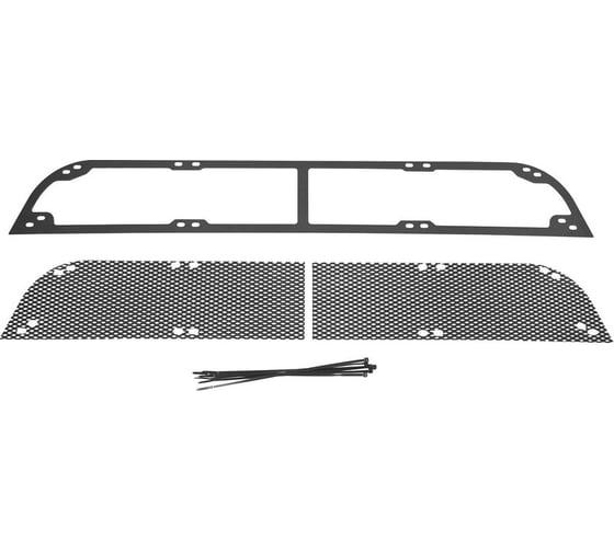 Защитная сетка переднего бампера Русская Артель для Mitsubishi L200 2007-2010 SBML-048502