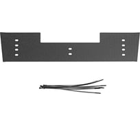 Зимняя заглушка решетки переднего бампера Русская Артель для Mitsubishi Pajero IV 2014- (рестайлинг 2) ZRM-130102