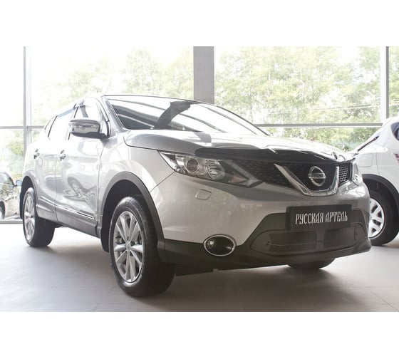 Защитная сетка переднего бампера Русская Артель Nissan Qashqai 2014- SBNQ-044802