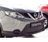 Зимняя заглушка решетки переднего бампера Русская Артель для Nissan Qashqai 2014- ZRNQ-041802 2