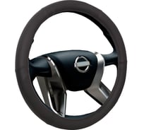 Оплетка на руль VOIN COMBO экокожа, M (d=38см) черный OPLV0601