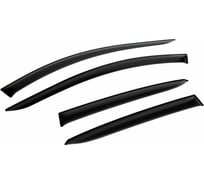 Дефлекторы окон Rival Premium для Mazda 3 BP хэтчбек 2019-н.в., листовой ПММА, 4 шт., 33801001
