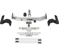 Фаркоп торцевой для Toyota Land Cruiser 200 (кроме Executive) TRD 2007-2015/2015-н.в. нержавеющая насадка Rival F.5703.003