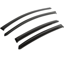 Дефлекторы окон Rival Premium для Skoda Superb III лифтбек (кроме Active и Sportline) 2015-2019 2019-н.в., листовой ПММА, 4 шт., 35104002