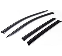 Дефлекторы окон Rival Premium для Skoda Karoq (с хром.молд.) 20-/VW Taos (с хром.молд.) 21-, 35106001