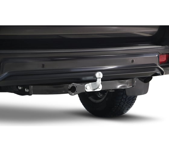 Фаркоп торцевой для Toyota Land Cruiser Prado 150 рестайлинг Black Onyx 2020-н.в. шар F Rival F.5704.004