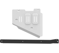 Защита РК Rival для Toyota Land Cruiser Prado J250 V поколение АКПП 4WD 2024-н.в., алюминий 3 мм, с крепежом, штампованная 333.9582.1