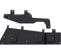 Защита топливных магистралей АвтоБроня для Geely Okavango I поколение рестайлинг (VX11) РКПП FWD 2024-н.в., рынок РФ, сталь 1.5 мм, с крепежом, штампованная 111.01945.1