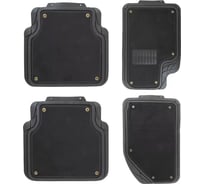Коврики салона универсальные ARNEZI PVC, карпет/черные, 4 шт A0507005
