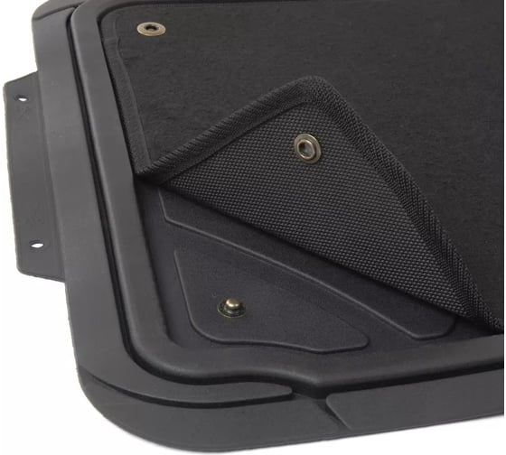 Коврики салона универсальные ARNEZI PVC, карпет/черные, 4 шт A0507005