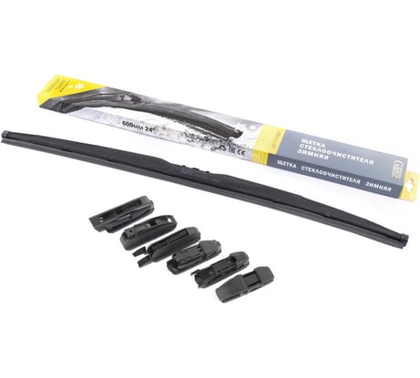 Щетка стеклоочистителя зимняя GANZ 600 мм (6 адаптеров) GIS01041