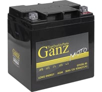 Аккумулятор мото GANZ AGM 30 А/ч, обратная, 168x126x175 мм, CCA430 А GTX30L-BS GN1230