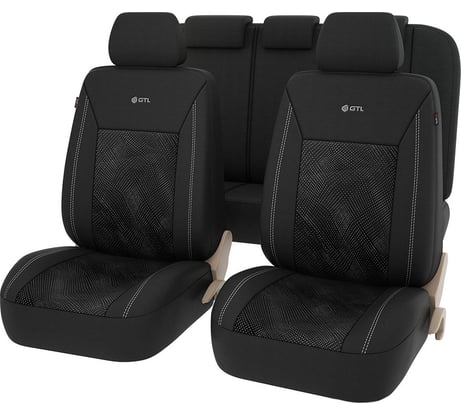 Чехлы GTL Jakkard черный, полиэстер + жаккард 132675
