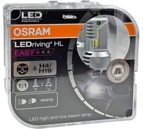 Автолампа H4 P43T LED WHITE LEDriving HL EASY 6000К 2 штуки 12В 64193DWESY-HCB Osram 942512