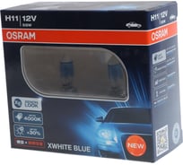 Автолампа Osram H11 (55) PGJ19-2+30% XWHITE BLUE (евробокс, 2шт) 4000K 12V 62211XWB-HCB
