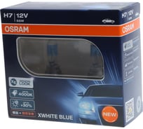 Автолампа Osram H7 55 PX26d+30% XWHITE BLUE 4000K 2шт 12V 62210XWB-HCB