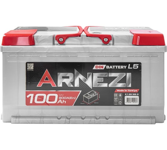 Аккумулятор Arnezi DIN SMF 100 А/ч обратный R+ 353x175x190 L5 EN 900 А E1091000