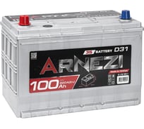 Аккумулятор Arnezi JIS SMF 100 А/ч прямой L+ 306x176x225 D31 EN 820 А E1191001