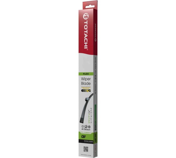 Бескаркасная щетка стеклоочистителя TOTACHI CLASSIC FLEX WIPER BLADE 300мм 12 12 адаптеров CBF-300