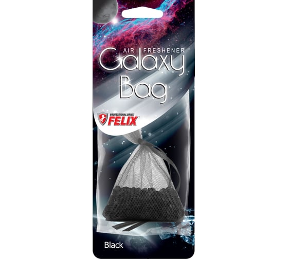 Ароматизатор в мешочках FELIX Galaxy bag черный лед 411040138 1