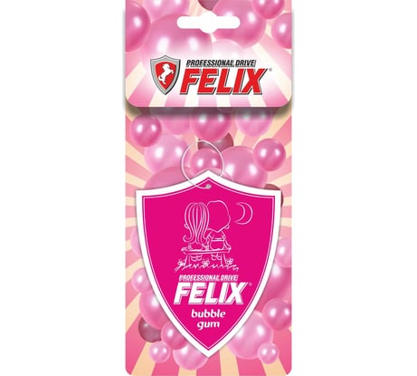 Бумажный ароматизатор FELIX подвесной, жевательная резинка 411040102