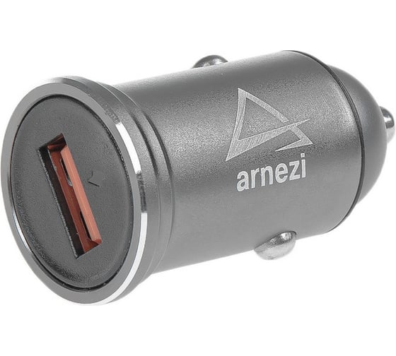 Адаптер автомобильный Arnezi 18W USB-А (QC 3.0) 12-24V в прикуриватель A0603013